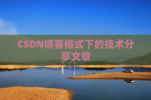 CSDN博客格式下的技术分享文章