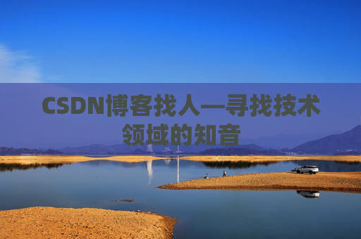CSDN博客找人—寻找技术领域的知音